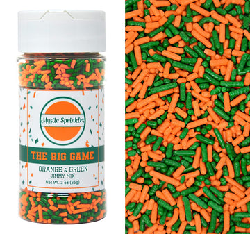 Mystic Sprinkles The Big Game Jimmy Mix 3oz Bottle (Orange & Green)