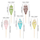 Ercadio 25 Pack Ice Cream Cupcake Toppers Glitter Cupcake Picks For Baby Shower Birthday Summer Hawaii Theme Party Cake Decorati