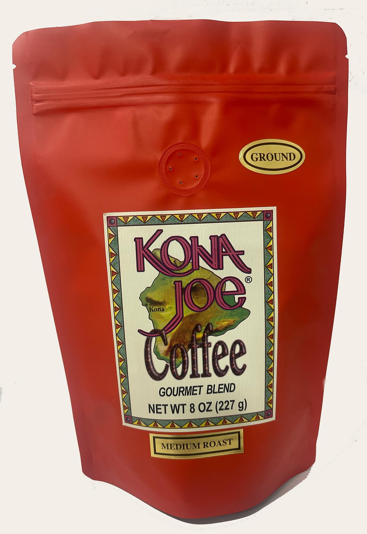 Kona Joe Gourmet Coffee Blend Medium Roast Ground Coffee 8 oz