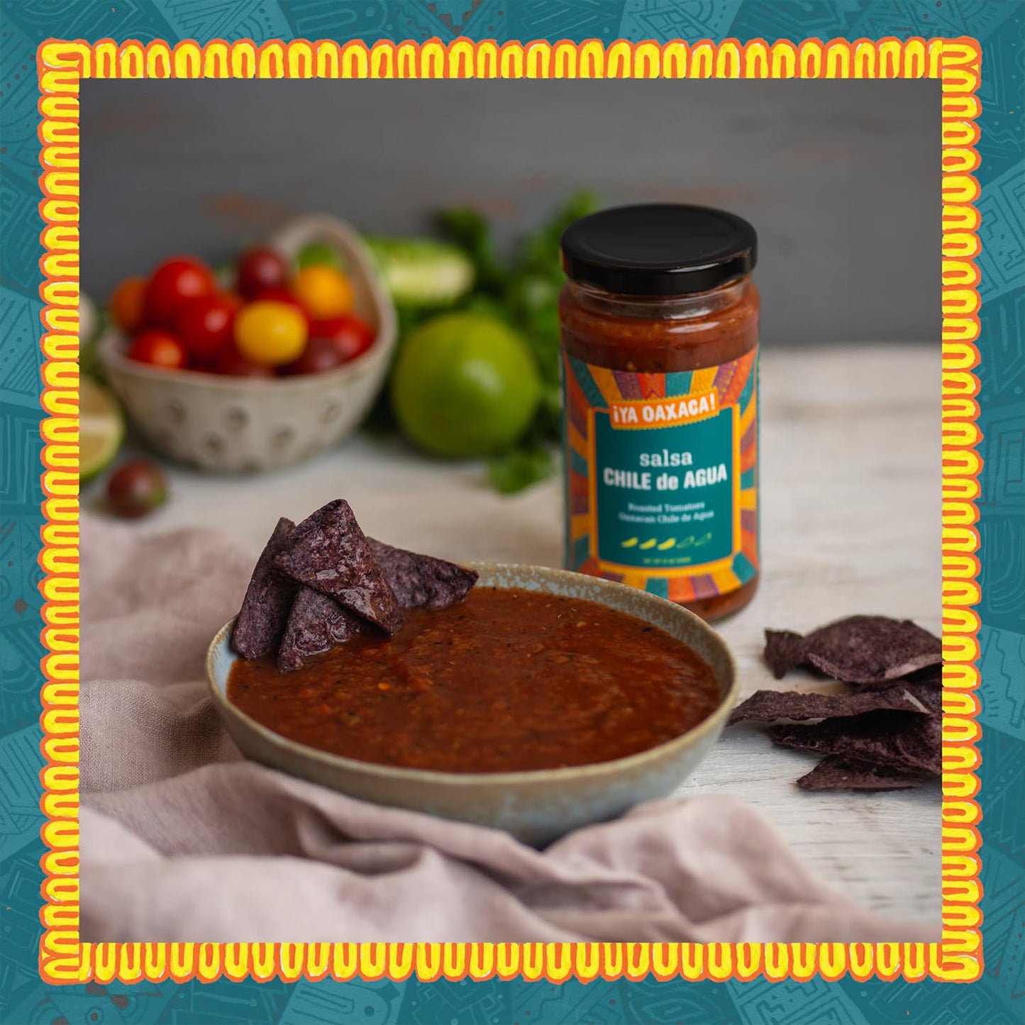 Ya Oaxaca Salsa Chile de Agua - Roasted Tomatoes & Oaxacan Chile - Gluten Free, Vegan - 12 oz (Pack of 3)