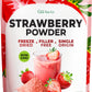 Gya Tea Co Organic Freeze Dried Strawberry Powder, No Sugar Added, 17.64 oz, Non GMO, Gluten Free, Vegan Friendly
