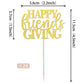 24 Pcs Happy Friendsgiving Cupcake Toppers Glitter Fall Theme Thanksgiving Cupcake Picks Give Thanks Cake Decorations For Happy