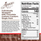 Asher's Chocolates, Chocolate Covered Grahams, Gourmet Sweet and Salty Candy, Individually Wrapped Snack, Family Owned Since 189