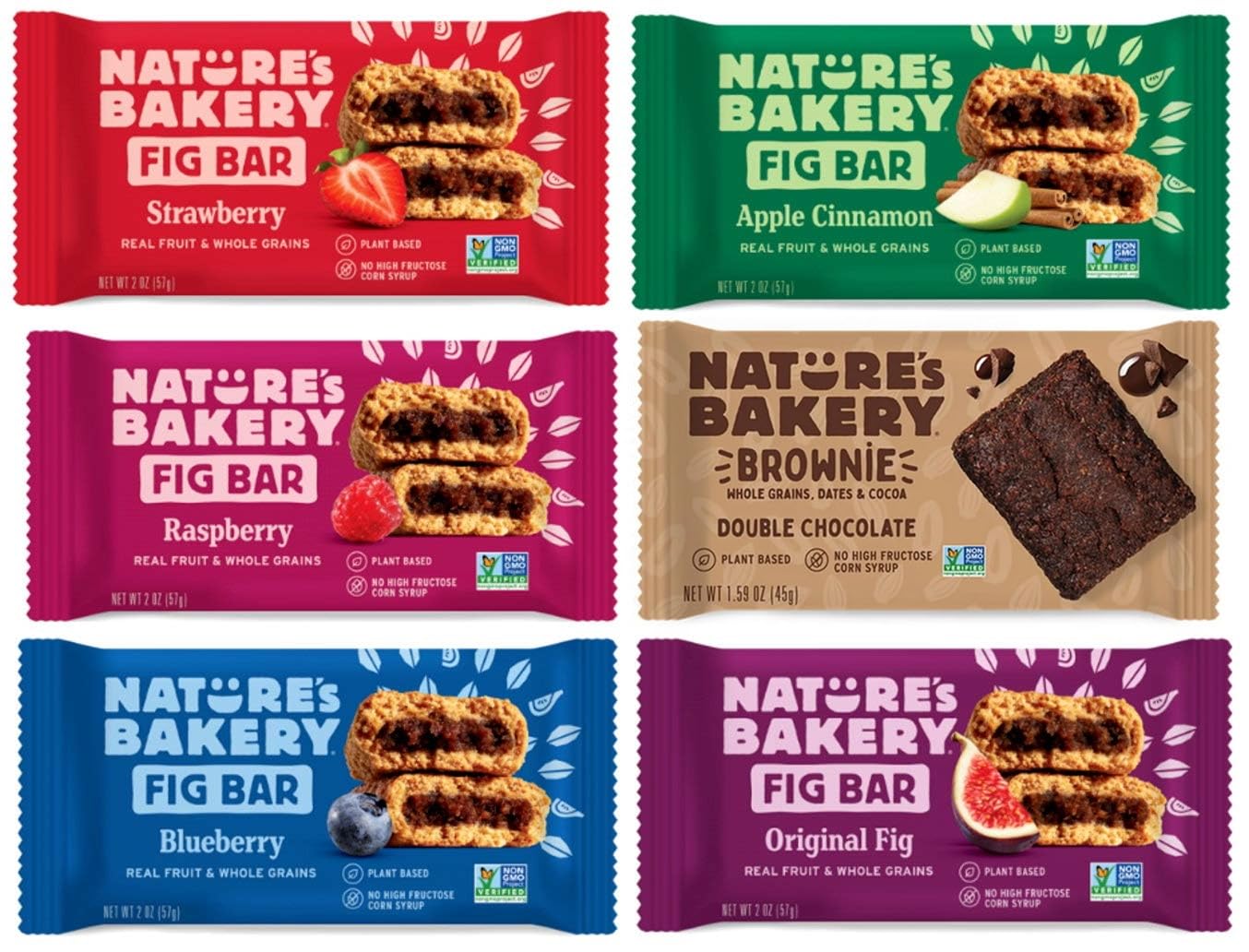 POPS TRADING COMPANY Since 1998 Whole Wheat Bakery Fig Bars Variety Pack 12ct Apple Peach Apricot Blueberry Raspberry Fig Strawb