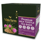 Vida Farm Milk Thistle Tea Bags - 125 Count, 100% Natural Seeds And Leaves, Dried Herbal Tea, Sugar Free, Caffeine Free