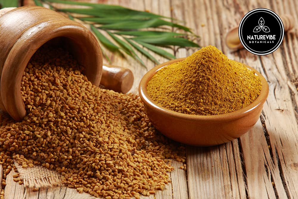 Naturevibe Botanicals Fenugreek Seed Powder, 5Lbs | Methi Seeds Ground | Trigonella Foenum Graecum - 100% Pure & Natural