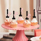 Ercadio 24 Pack Pole Dancing Girl Cupcake Toppers Pink Pole Bachelorette Cupcake Picks Pole Dancing Girl Cupcake Picks For Brida