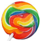 Rainbow Lollipops, 24 Pack, Swirl Lollipops, Individually Wrapped Lollipops, Carnival Lollipops Fruit Flavors, The Hampton Popco
