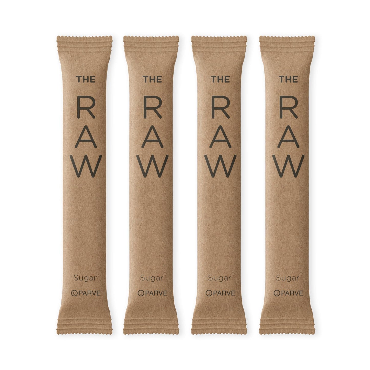 SUGART - THE RAW SUGAR - 500 Individual Serving Stick Packets - U Parve/Kosher