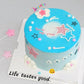 Se Si&Moos Blue White And Pink Sprinkles Edible Stars For Cake Decorating Edible Pink Stars White Star Sprinkles Large Cupcake E