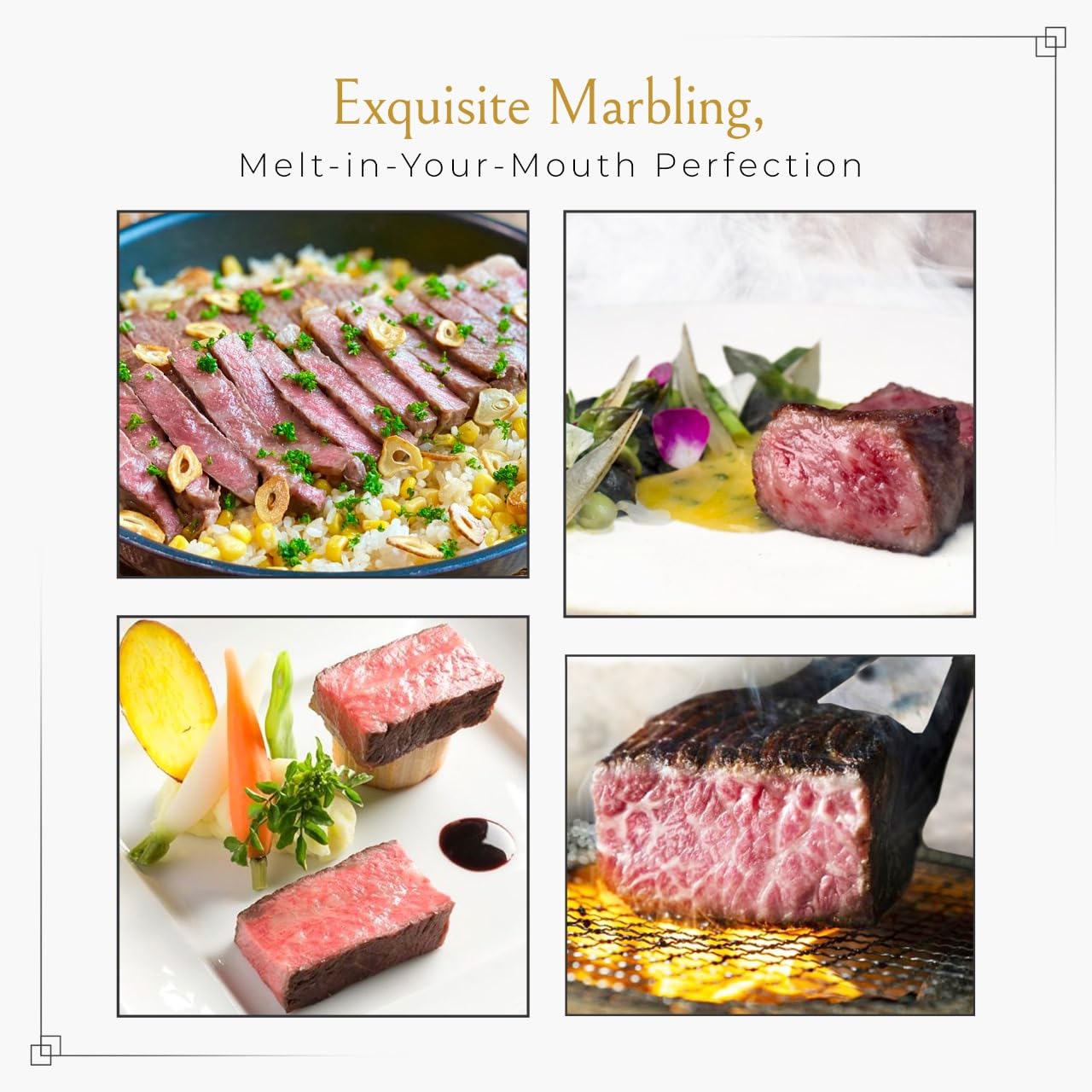 Japanese A5 Wagyu Ribeye Steak 16 Oz - Authentic Full-Blood Kobe Beef - Bms 10-12, Premium Grade Gift Idea.