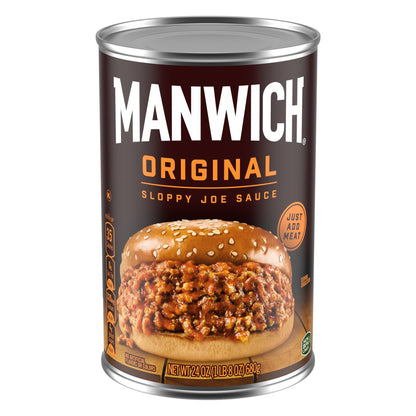 Manwich Original Sloppy Joe Sauce, Canned Sauce, 24 oz