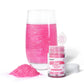 Sujoygar Pink Edible Glitter for Cocktails Drinks, Luster Dust Edible for Cake Decorating Baking Chocolate Strawberrie, 4g Food 