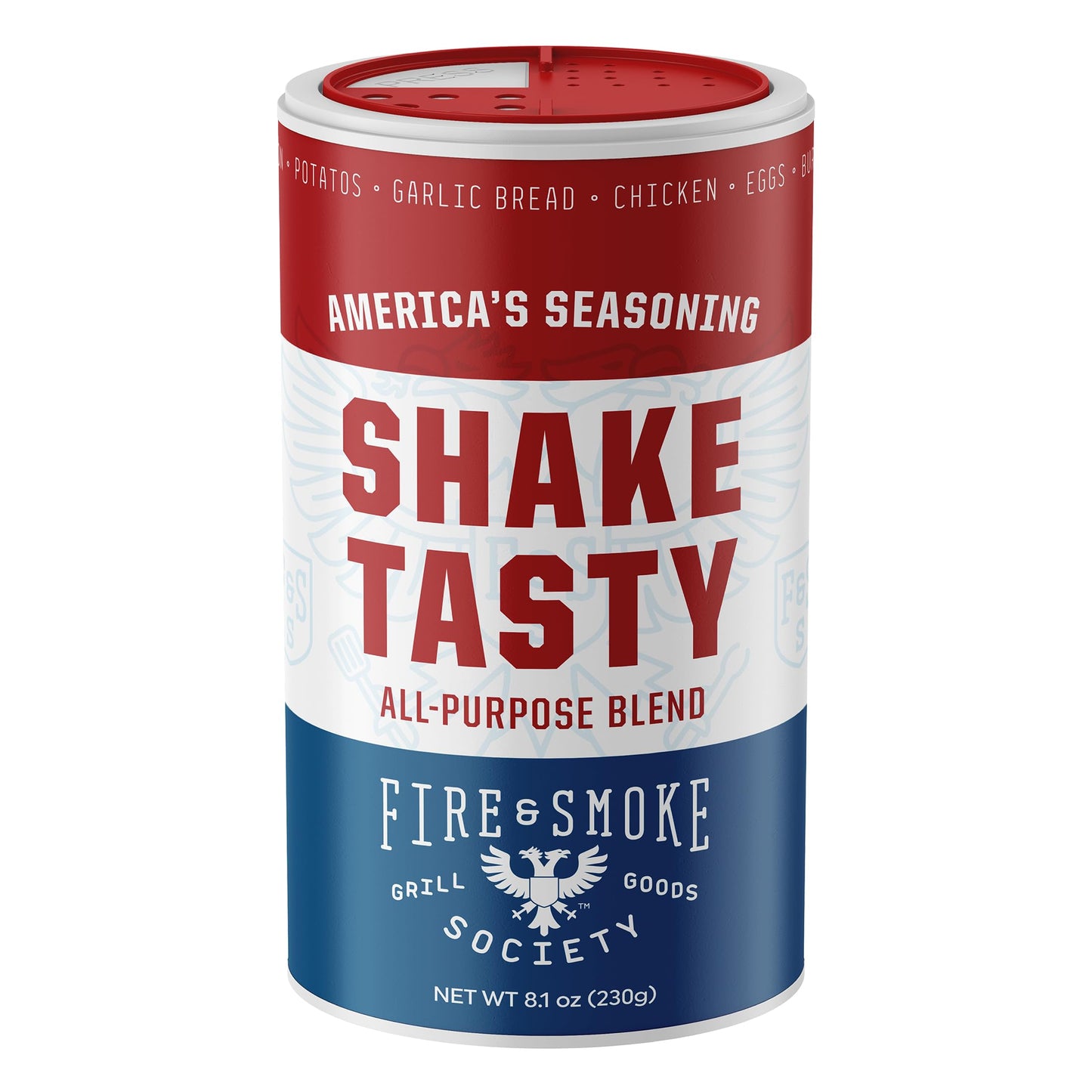 Fire & Smoke Society All Purpose Seasoning BBQ Rub - 8.1 oz for Steak, Chicken, Pork, Burgers