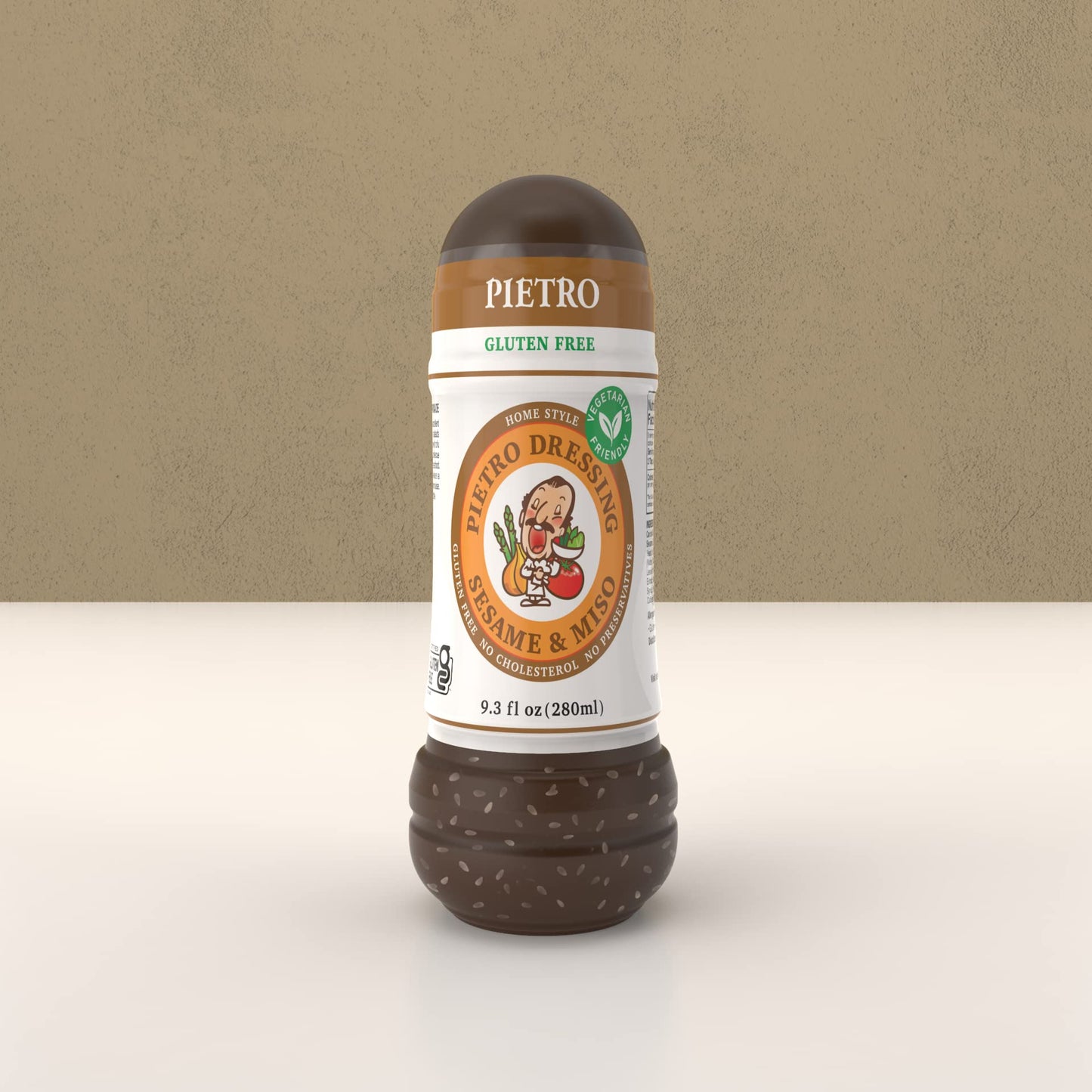 Pietro Dressings Sesame And Miso Salad Dressing, 9.3 Oz. - Natural, Delicious Marinade For Vegetables, Pasta Salads, Beef, Pork,