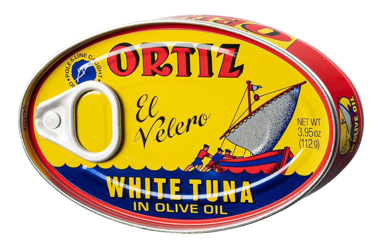 Ortiz White Tuna In Olive Oil, Fresh Tender Slices, Spanish Wild Caught Tuna, High In Protein And Omega 3 Fats, Excellent In Salad, Pasta Or Sandwiches - No Need To Add Mayo, 3.95Oz Can (Pack Of 4)