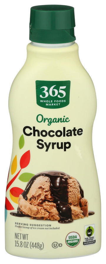 365 by Whole Foods Market Organic Chocolate Syrup, 15.8 Fl Oz