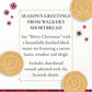 Walkers Shortbread Sleigh Keepsake Holiday Tin, Pure Butter Shortbread Cookies, 4.8 Oz Tin