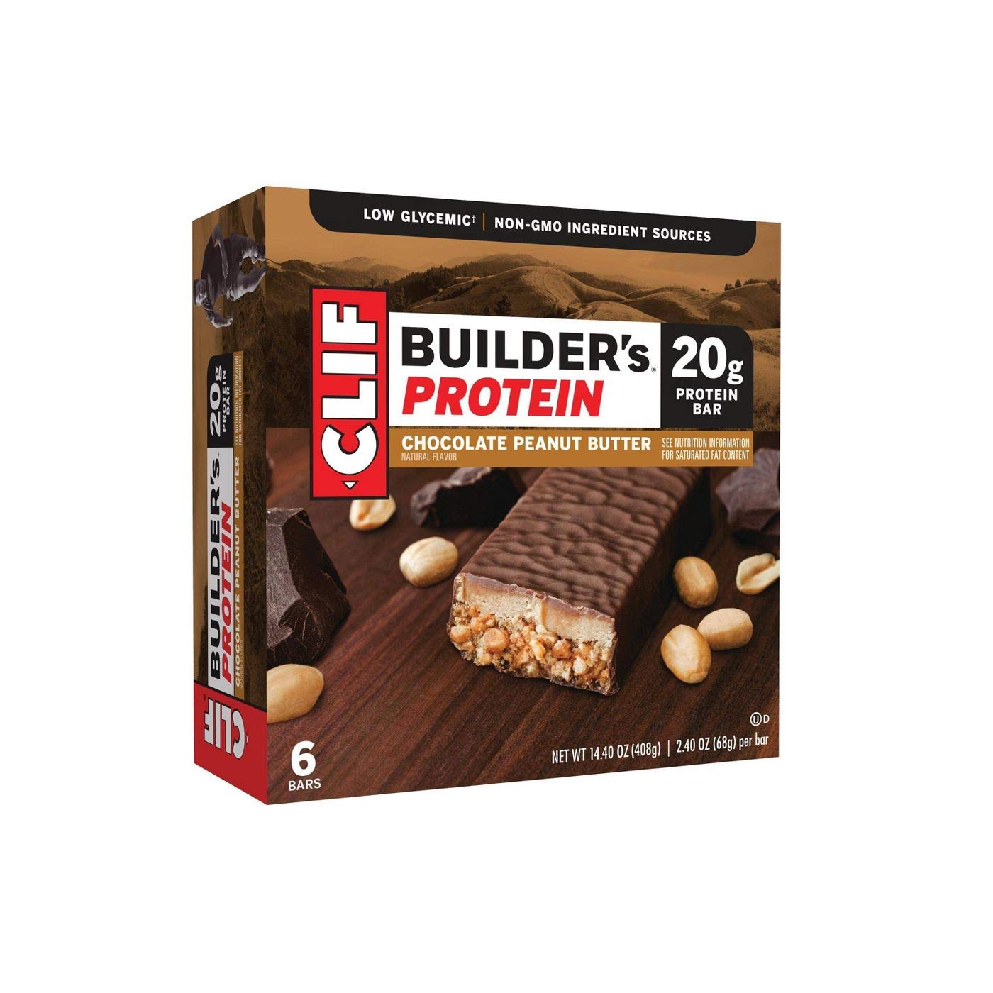 Clif Builder Choc Pb 6Pk Size 14.4Z Clif Builder Choc Pb 14.4Oz