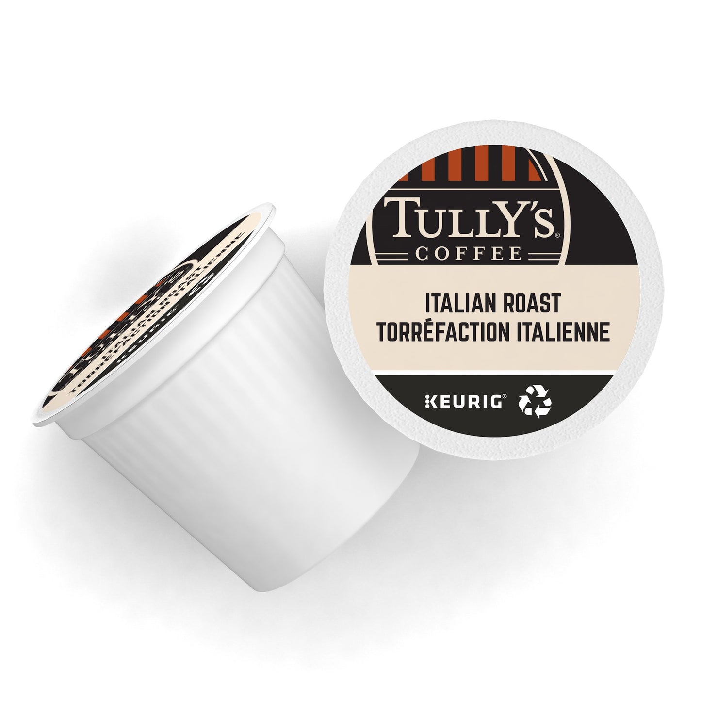 Tully'S Coffee Italian Dark Roast Keurig Single-Serve K-Cup Pods, Dark Roast Coffee, 24 Count