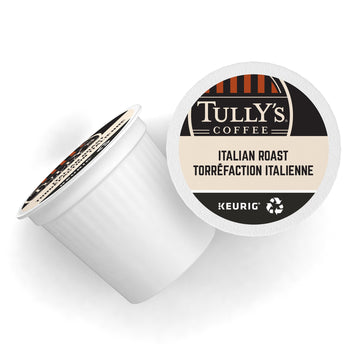 Tully'S Coffee Italian Dark Roast Keurig Single-Serve K-Cup Pods, Dark Roast Coffee, 24 Count