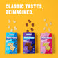Mavericks Cookie Variety Pack - Healthy Cookies, Plant Based Snack For Kids - Chocolate Chip, Double Chocolate & Birthday Cake -