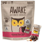 AWAKE - Caffeinated Chocolate Bites - Almond Sea Salt Dark Chocolate (No Sugar Added)  50 Bites - 50mg Caffeine - Energy Bites - Coffee Alternative - Fairtrade  Gluten Free  Non GMO - 0.48oz