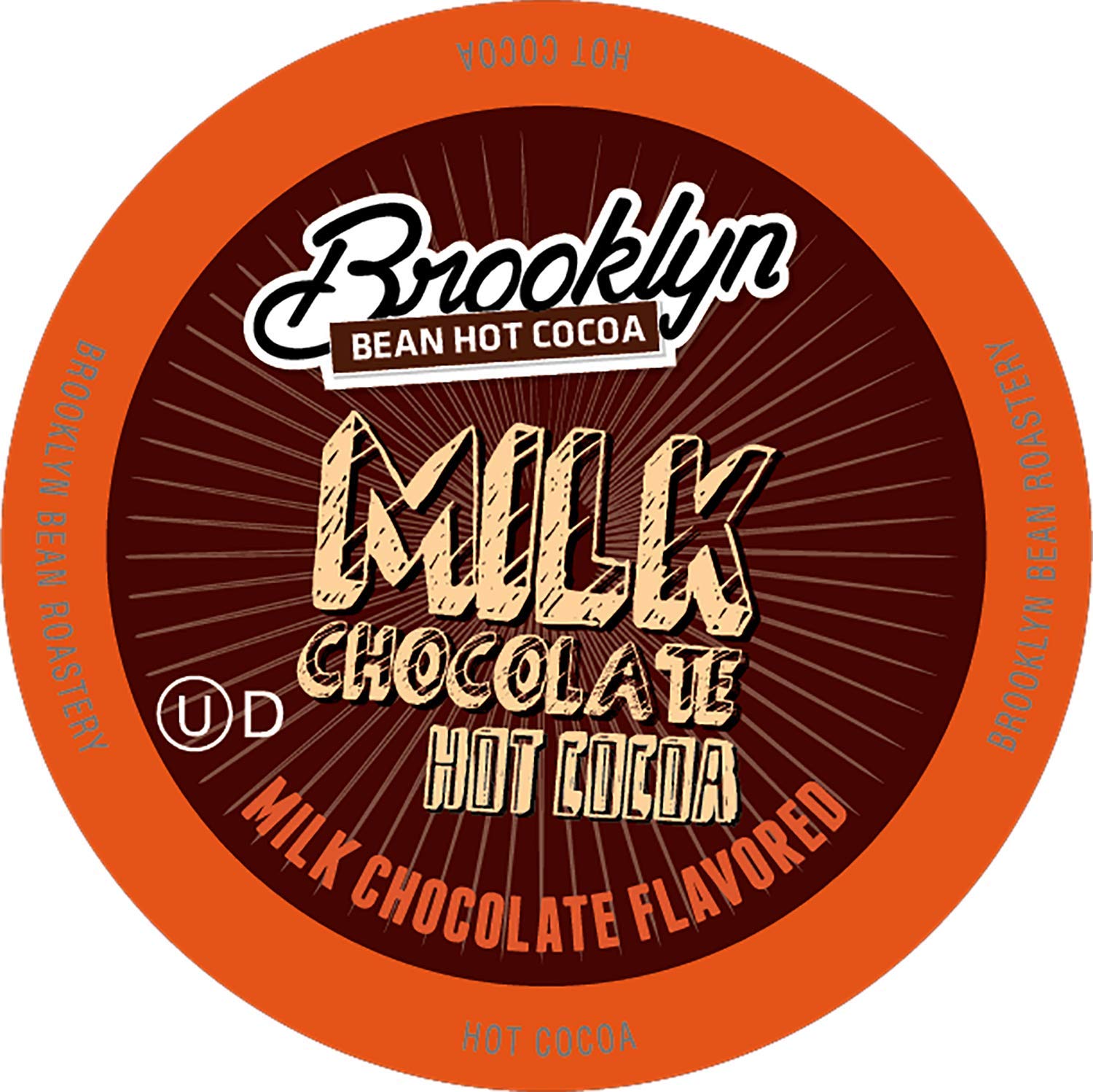Brooklyn Beans Milk Chocolate Hot Cocoa Pods, Compatible with 2.0 K-Cup Brewers, 40 Count, Model BB MCC40
