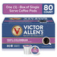 Victor Allens Coffee 100% Colombian Medium Roast Coffee Pods, 80 Count, Compatible with Keurig K-Cup malt-inspired, Brown