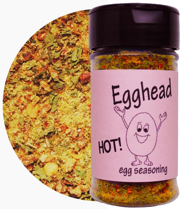 Egg Topping Egghead HOT Spice Mix for Scrambled Breakfast Eggs or Omeletts 2 oz Easy Shaker - Unique Flavors