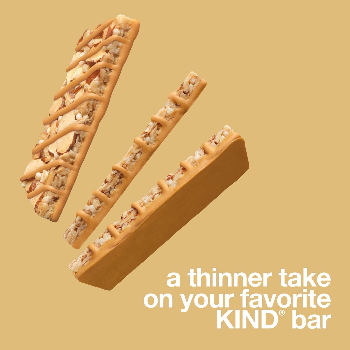 KIND Thins Variety Pack, Dark Chocolate Nuts & Sea Salt, Caramel Almond & Sea Salt, Healthy Snacks, Low Calorie, 20 Count