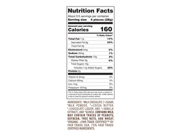 Lake Champlain Organic Milk Chocolate Quinoa Snack Bites, 15 Pieces, 3.5 Ounces