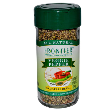 Frontier Herb Saltless Veggie Pepper (1X1.76 Oz)