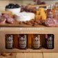 Bee Harmony Classic Honey Flight, Mini Honey Gift Set, 4 Jars, 3 Oz Each, Premium Raw Honey, Made In The Usa