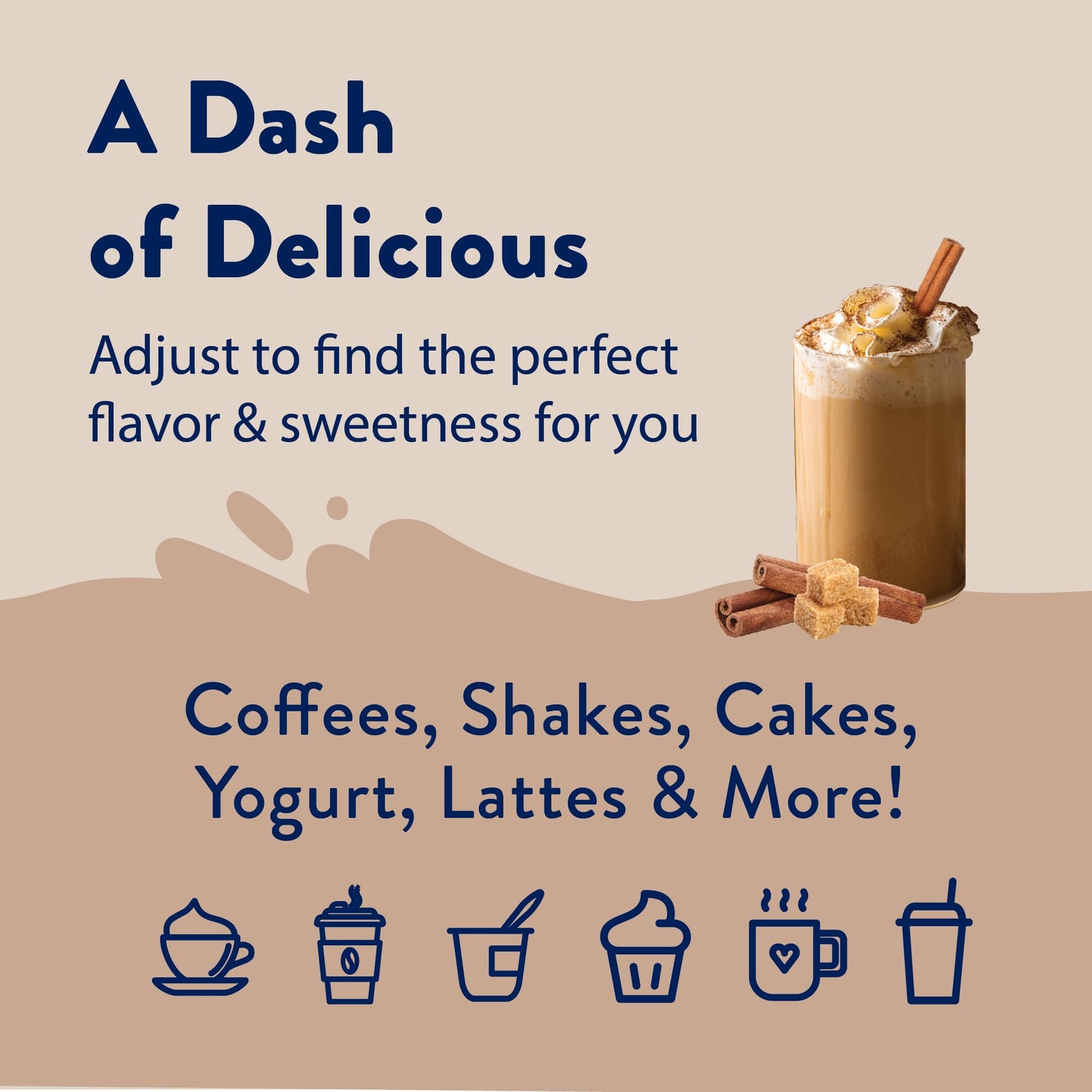 Jordan'S Skinny Syrups Sugar Free Coffee Syrup, Brown Sugar Cinnamon Flavor Drink Mix, Zero Calorie Flavoring For Latte, Protein
