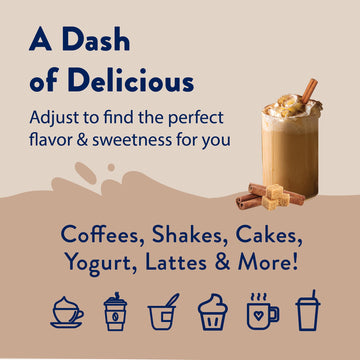 Jordan'S Skinny Syrups Sugar Free Coffee Syrup, Brown Sugar Cinnamon Flavor Drink Mix, Zero Calorie Flavoring For Latte, Protein