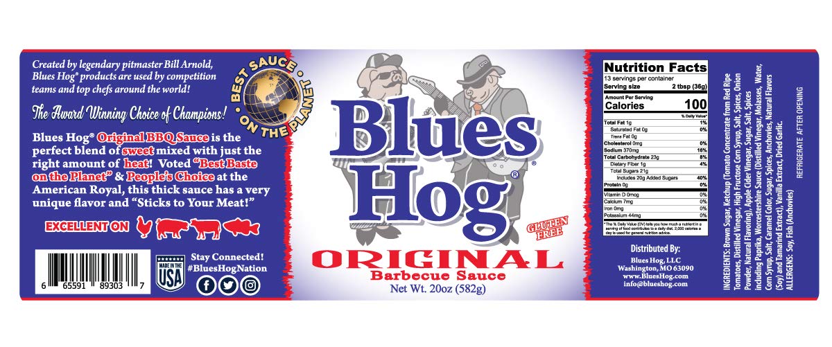 Blues Hog Original BBQ Sauce (20 oz)