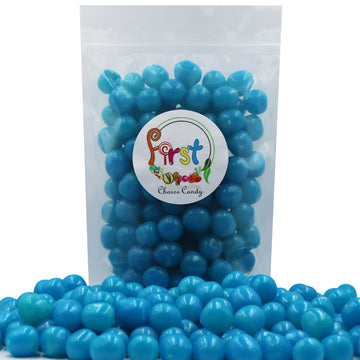 Sour Chewy Fruit Candy Balls (Blue Raspberry, 1 Pound)