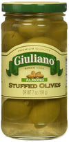 Giuliano Almond Stuffed Olives, 7 Ounce (Pack Of 6)
