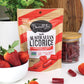 Darrell Lea Soft Australian Licorice, Strawberry Flavor, 7 Ounce Bag (8-Pack) | Non-Gmo, No Palm Oil, Plant Based, No High Fruct