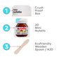 Nutella Chocolate Hazelnut Spread. Mini Nutella Pack To Go. Perfect Portion Control (Just  Oz) 80 Calories Per Nutella Single Cu