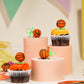 Imagine Splash Basketball Ring Pops - 24-Count Orange Flavored Wearable Candy - Individually Wrapped Party Favors - 18.2 cm