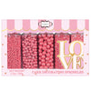 Confect Sprinkles for Cakes & Cupcakes Decoration | Assorted Pack of 5 Garden Party Pearl Sprinkles | Rose Pink Sprinkles | Mix 