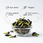 HOMTIEM Organic Dried Butterfly Pea Flower, Non-GMO, Vegan, 100g