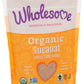 Wholesome Sweeteners 32-Ounce Organic Sucanat Panela Whole Cane Sugar, Fair Trade, Non-Gmo Project Verified, Gluten Free & Vegan For Baking, Sprinkling And More, 12 Pack