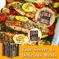 12Pcs Herbs Seasoning Spice Gift Set - Complete Starter Spices Seasonings Glass Tubes Gift Set For Men & Women, Cooking Variety