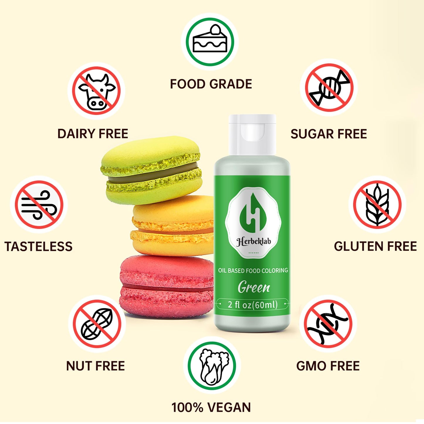 Green Oil Based Food Coloring For Chocolate 2 Fl Oz Professional Concentrated Green Oil Food Dye For Melting Chocolate Candy Mel
