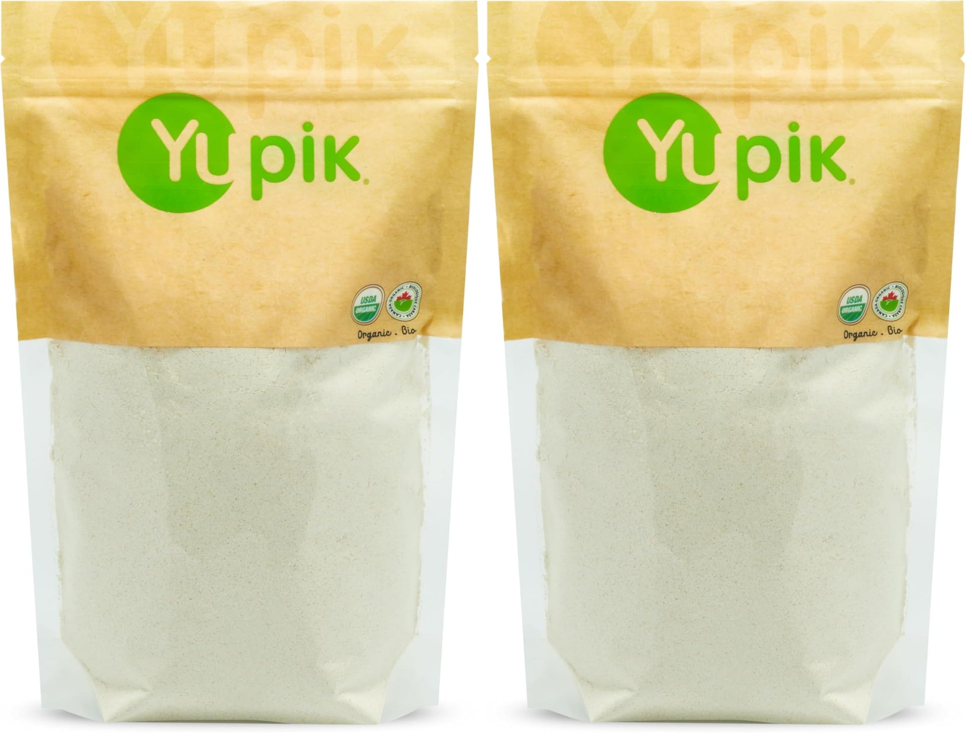 Yupik Organic Flour, Gluten-Free Fine Grind Oat, 2.2 lb, Non-GMO, Vegan (Pack of 2)