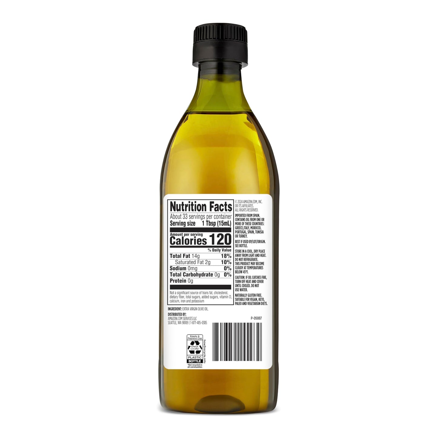 large online retailer Grocery Extra Virgin Olive Oil, 16.9 Fl Oz, Packaging May Vary
