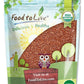 Food to Live Organic Brown Flax Seeds, Whole Raw, Non-GMO, Vegan, 4 Pounds
